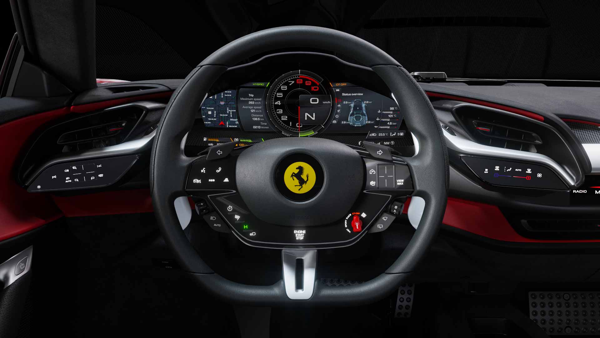Comandi Ferrari SF90 Spider Comandi Ferrari SF90 Spider