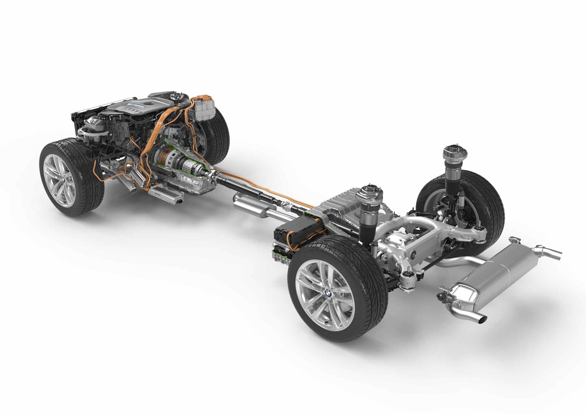 Sistema ibrido plug-in BMW