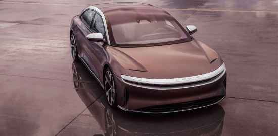 Lucid Air, la berlina elettrica americana che sfida Tesla